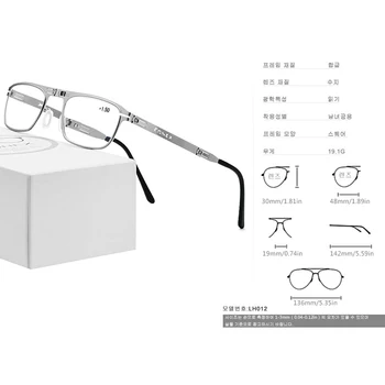 FONEX Vysoko Kvalitné Skladacie Okuliare na Čítanie Muži Ženy Skladacia Presbyopia Reader Ďalekozrakosť Diopter Screwless Okuliare Lh012