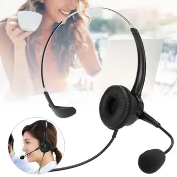Slúchadlá Headset Mono-Ear USB Slúchadlá Slúchadlo Počítač Prenosné Slúchadlo pre Skype Slúchadlá Slúchadlá USB konektor pre Slúchadlá
