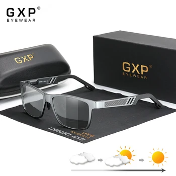GXP Módne Hliníkové Polarizované slnečné Okuliare, ochranné Okuliare Proti oslneniu Jazdy Slnečné okuliare Photochromic UV400 Šošovky Okuliare Príslušenstvo