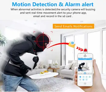 OUERTECH Bezdrôtový Smart Home Security 720P Auto-sledovanie obojsmerné Audio Nočné Videnie WIFI IP Kamera Baby Monitor Široký Uhol Pohľadu