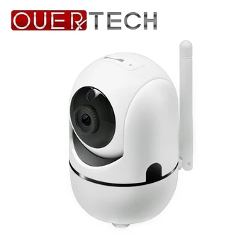 OUERTECH Bezdrôtový Smart Home Security 720P Auto-sledovanie obojsmerné Audio Nočné Videnie WIFI IP Kamera Baby Monitor Široký Uhol Pohľadu