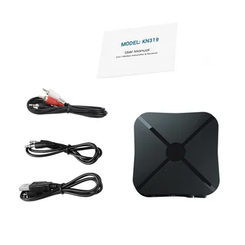 Bluetooth 4.2 Prijímač, Vysielač 2 v 1 Stereo Vysielač Domov TV MP3 PC Bezdrôtového Adaptéra Audio 3,5 MM AUX Pre Reproduktor Auto