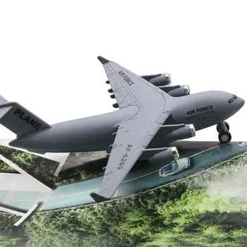 Vysoká Simulácia Zliatiny Diecsts Boeing C17 Dopravné Lietadlo Vytiahnuť Späť Modelu Lietadla Darček