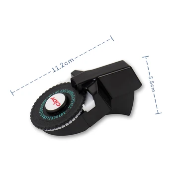 CIDY Razba Mini Príručka tlačiareň štítkov Nahradiť Dymo MoTex E101 Štítok maker Stroji vhodné pre 3D 9mm razba označenie páskou