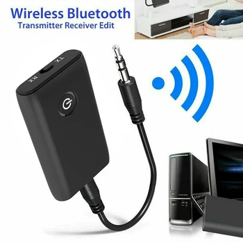 2 v 1, Bluetooth 5.0 Vysielač, Prijímač, TELEVÍZOR PC a Auto Reproduktorov 3,5 mm AUX Hifi Hudby Audio Adaptér/Slúchadlá Auto/Home Stereo Zariadenie