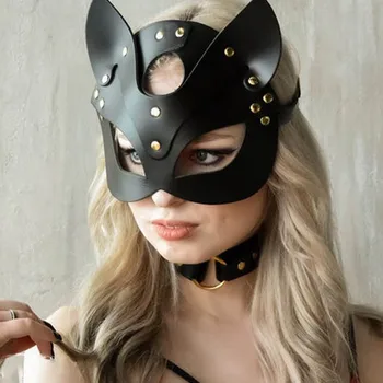 Fullyoung Cosplay Sexy Bdsm, Fetiš Masky Žien Halloween Karneval Maškaráda Otroctva Masky Pre Dospelých Hrať Špeciálne Mačka Uši Masky