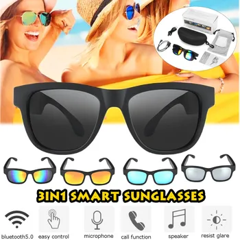 3IN1 bluetooth 5.0 Smart Športové Slúchadlá slnečné Okuliare Bezdrôtový Stereo Audio slnečné Okuliare IPX7 Slúchadlá Slúchadlá Reproduktory s mic
