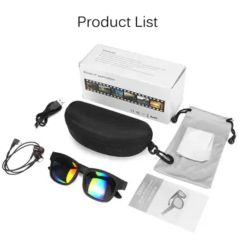 3IN1 bluetooth 5.0 Smart Športové Slúchadlá slnečné Okuliare Bezdrôtový Stereo Audio slnečné Okuliare IPX7 Slúchadlá Slúchadlá Reproduktory s mic