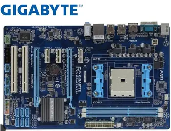 Gigabyte GA-A55-S3P pôvodná základná doska pre procesory AMD DDR3 Socket FM1 32GB USB2.0 A75 POUŽÍVA Ploche motherborad