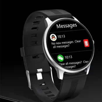 LW11 Smart Hodinky Celej Obrazovke Monitora tepu Smartwatch Vodotesný IP68 Fitness Sport Sledujte Inteligentný Náramok pre Android IOS