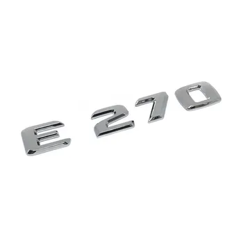 Kyburg E270 Chrome Kufri Písmená Odznak Znak na Mercedes w210, w211 Triedy E 1995-2009
