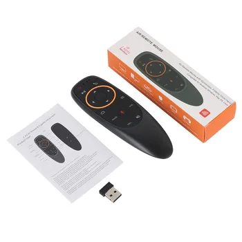 G10 Vzduchu Myši Gyro Snímanie Hra S Hlasovým ovládaním, 2.4 GHz Wireless Mikrofón G10S PRO Diaľkový ovládač Pre Android smart TV Box