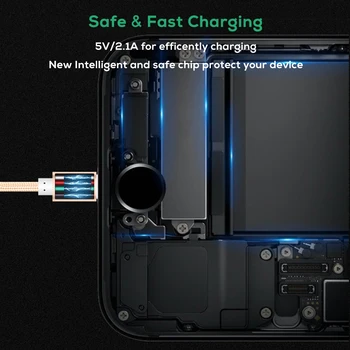 SUPTEC 5 Pack USB Typu C Kábel pre Samsung S9 S8 Poznámka 9 2A Nabíjačku Rýchle Nabíjanie Typ-C Kábel pre Huawei Xiao Mi 8 Oneplus 6 5