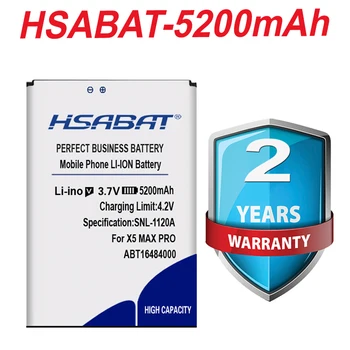 HSABAT BAT16484000 5200mAh Batérie pre DOOGEE X5 MAX Pro & DOOGEE X5 MAX Batérie