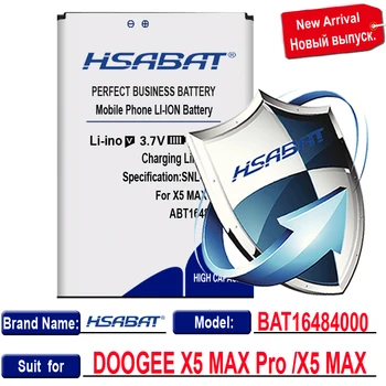 HSABAT BAT16484000 5200mAh Batérie pre DOOGEE X5 MAX Pro & DOOGEE X5 MAX Batérie