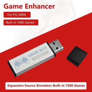128G Hra Enhancer Zdroj Simulátor datadisk Vstavané 7000 Hry na PS1 Mini DN herného Poľa Príslušenstvo Mini Hry Enhancer