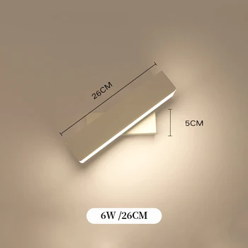 Moderný Minimalistický Tvorivé Spálňa Posteli Nástenné svietidlo 10 cm/26 cm/30 cm 360 stupňov Otočná Nástenné svietidlo pre Výzdobu
