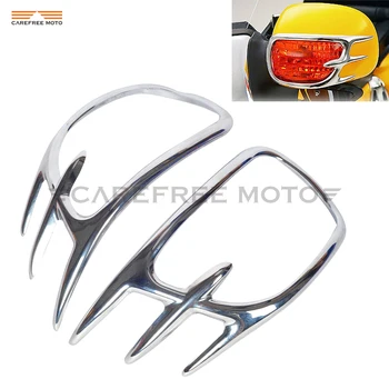 Chrome Motocykel Zase Signálneho Svetla Dekorácie Výbava Prípade Honda GL1800 GOLDWING GL 1800 2001-2011