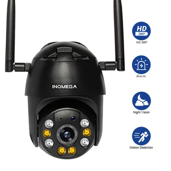 INQMEGA 1080P PTZ IP Kamera Wifi Vonkajšie 4X Digitálny Zoom AI Ľudských rozpozná Bezdrôtové Kamery 1Inch WiFi Bezpečnostné CCTV Kamera