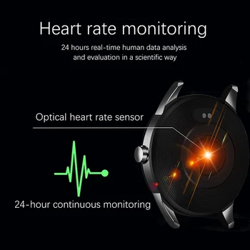LIGE Nový Oceľový Pás Smart Hodinky Mužov, Kožené Smart Hodinky Sport Pre iPhone Srdcovej frekvencie, Krvného Tlaku Fitness Tracker Smartwatch
