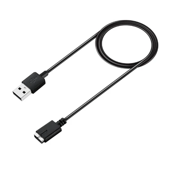 Black 1M USB Nabíjací Kábel, Kábel Rýchlo Nabíjačka Linka Pre Polar M430 Beh Watch X6HB