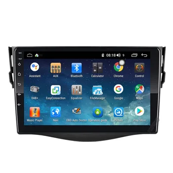 Android 10 Auto Dvd Prehrávač Pre Toyota RAV4 Rav 4 2007 2008 2009 2010 2011 2 din 1024*600 gps navigácie wifi Quad core
