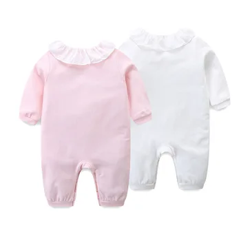 Dojčenské Oblečenie Na Jar Celkovo Králik Tlač Detské Oblečenie Chlapci Jumpsuit Novorodenca Kostýmy Dievčatá Remienky