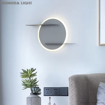 Momoda Placeable LED Nástenné Svietidlá 2020 Moderné Domáce Dekorácie Osvetlenie Spálne, Obývacia Izba, Kuchyňa, Kúpeľňa Svetlá, Svietidlá, 220V