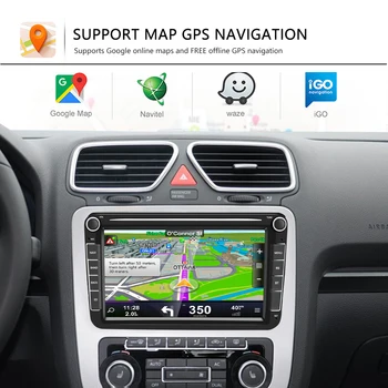 Potofo Android 8.1 2Din GPS Car Stereo Rádio 8