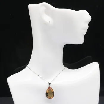 27x13mm SheCrown Šperky Nastaviť Jedinečné Drop Vytvorené Farby Spinelovou Zultanite Pre Ženy na Denné Nosenie, Strieborné Náušnice, Prívesok