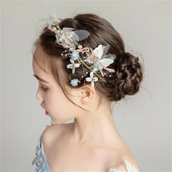 CC deti módne šperky hairbands tiaras a koruny, party doplnky do vlasov pre dievčatá narodeniny handmade jemné diy MA06