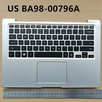 NÁS podsvietený nový notebook, klávesnica s touchpadom pre Samsung notebook 7 spin 740U3L NP740U3L NP740U3L-L02US BA98-00796A