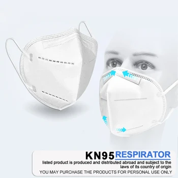 1-300pcs ffp2mask opakovane ffp2 masky úst čiapky 5 Vrstva filter Mascarilla Respirátor Dospelých Masku na Tvár ffp2kn95 úst maska
