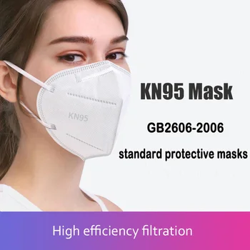 1-300pcs ffp2mask opakovane ffp2 masky úst čiapky 5 Vrstva filter Mascarilla Respirátor Dospelých Masku na Tvár ffp2kn95 úst maska