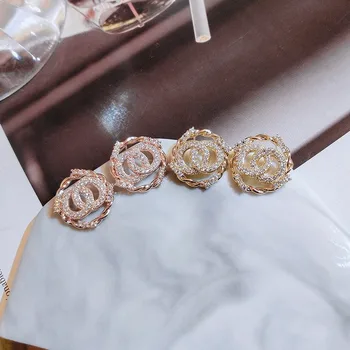 Kvalitné, Luxusné Značky Ihly Brúsenie Malý Kruh List Stud Náušnice pre Ženy Okraj Micro Vložkou Zirkón Gotický Šperky 2020