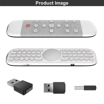 VONTAR Q40 Vzduchu Myši Hlas, Diaľkové Ovládanie Mikrofónu 2.4 G Bezdrôtová Mini Klávesnica Gyroskop, W2 pre H96 MAX Android tv box PC