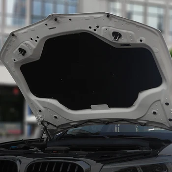 Auto Predná Kapota Motora Firewall Mat Pad Kryt Deadener Tepla Zvukovú Izoláciu proti Hluku Bavlny pre BMW X3 G01 X4 G02 2018 2019 2020