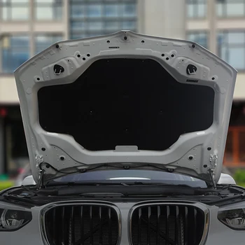 Auto Predná Kapota Motora Firewall Mat Pad Kryt Deadener Tepla Zvukovú Izoláciu proti Hluku Bavlny pre BMW X3 G01 X4 G02 2018 2019 2020