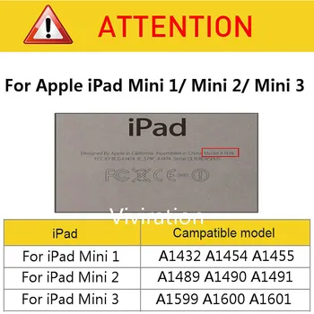 PU Kožené Stojan, Kryt Pre Apple iPad Mini 1/ Mini 2/ Mini 3 7.9