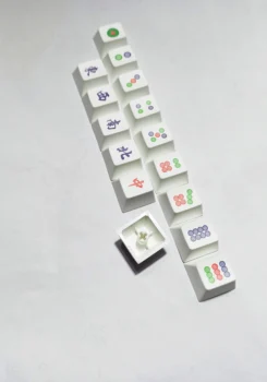 15 Ks Pbt Keycaps Sublimačná Mechanické Klávesnice Čiapky Sparrow Mahjong Zatienenie Svetla Keycap Nastaviť R4 Profil Nový Príchod