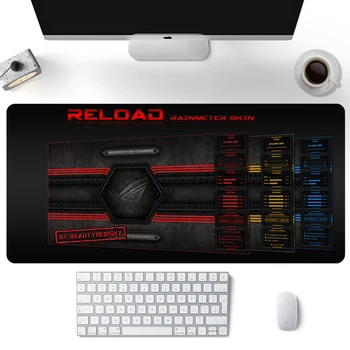 Počítačový Program Explodovala Zobrazenie Čiernej a Červenej Podložka pod Myš XXL Veľká Klávesnica Pad Gaming MousePad 90x40cmcm pre Notebook Stolný Podložky