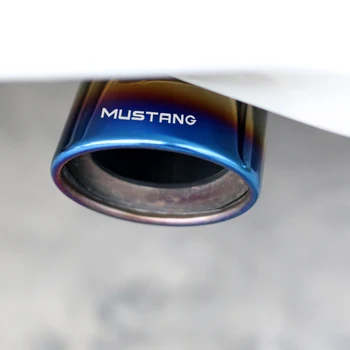 1pcs Auto Nerezová oceľ Výfukové Tip Šál Rúra Kryt Na Ford Mustang 2009-2019 Auto styling Príslušenstvo
