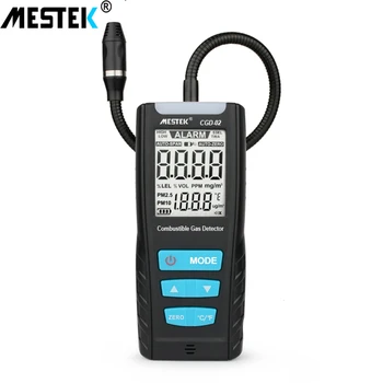 LCD Gas Analyzer Meter, a Automobilový Horľavý Plyn Senzor Detektora Kvality Ovzdušia Monitor Detektor Úniku Plynu so Zvukom Šok Alarm