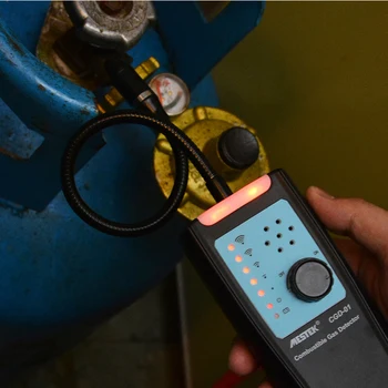 LCD Gas Analyzer Meter, a Automobilový Horľavý Plyn Senzor Detektora Kvality Ovzdušia Monitor Detektor Úniku Plynu so Zvukom Šok Alarm