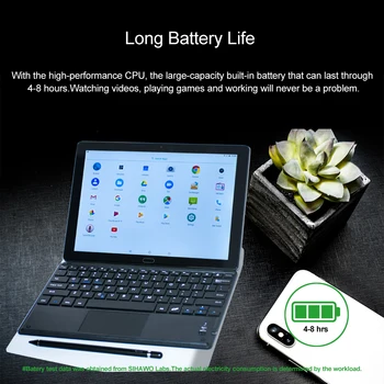 10.6 Palcový 8 GB RAM, 256 GB ROM Android 8 Tablet PC MTK 6799 Heliograf X30 Deca Core 4G LTE Hovoru 2560*1600 Ultra Slim Tablety 2v1