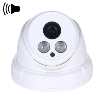 Hamrolte ONVIF IP Kamera Hi3518E 1080P 2.8 mm Objektív širokouhlý Dome Krytý Nightvision IP Kamera Interný Mikrofón Audio Záznam H. 264+