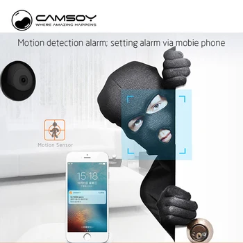 C2 Domáce Bezpečnostné IP Kamera, Wi-Fi Wireless Mini Kamera Dohľadu Wifi 720P Nočné Videnie Kamery Baby Monitor Detekcia Pohybu