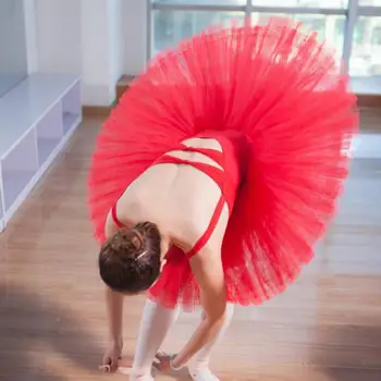 Ženské Baletné Sukne Uniformy Profesionálne Tanier Tutu Čierna Biela Červená Balet Tanečný Kostým Pre Ženy Balet Tutu Dospelých 6 Vrstiev