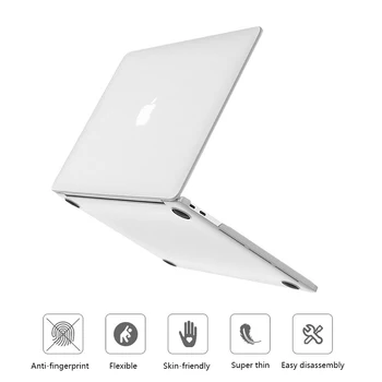 Mäkké Prenosný obal Pre Macbook Air 13 Prípade A2179 2020 M1 Čip Pro 13 prípade A1706 A1989 A2159 Dotyk Bar/ID pre Macbook Pro 16 Prípade