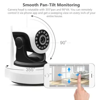 HD 1080P IP Kamera Wifi Krytý CCTV Pan/tilt Bezdrôtové Kamery obojsmerné Audio P2P Nočné Videnie Baby Monitor Camhi APP